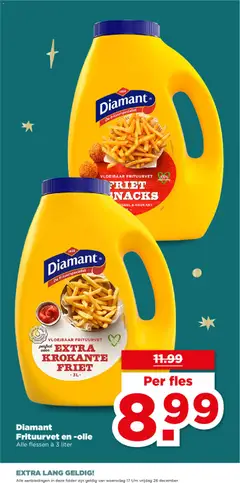 Diamant Frituurvet en -olie, Alle flessen à 3 liter - Voorbeeld van een folder van Plus, geldig van 17.12.2025 | Pagina: 41