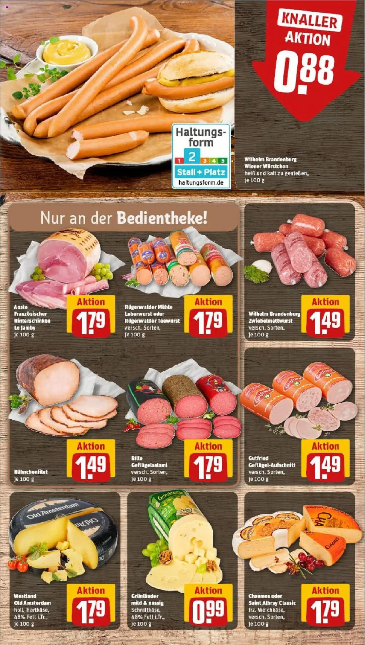 Rewe prospekt Mechernich	 – gültig ab 13.10.2025 | Seite: 9 | Produkte: Mühle, Wiener wurstchen, Grunlander, Salami