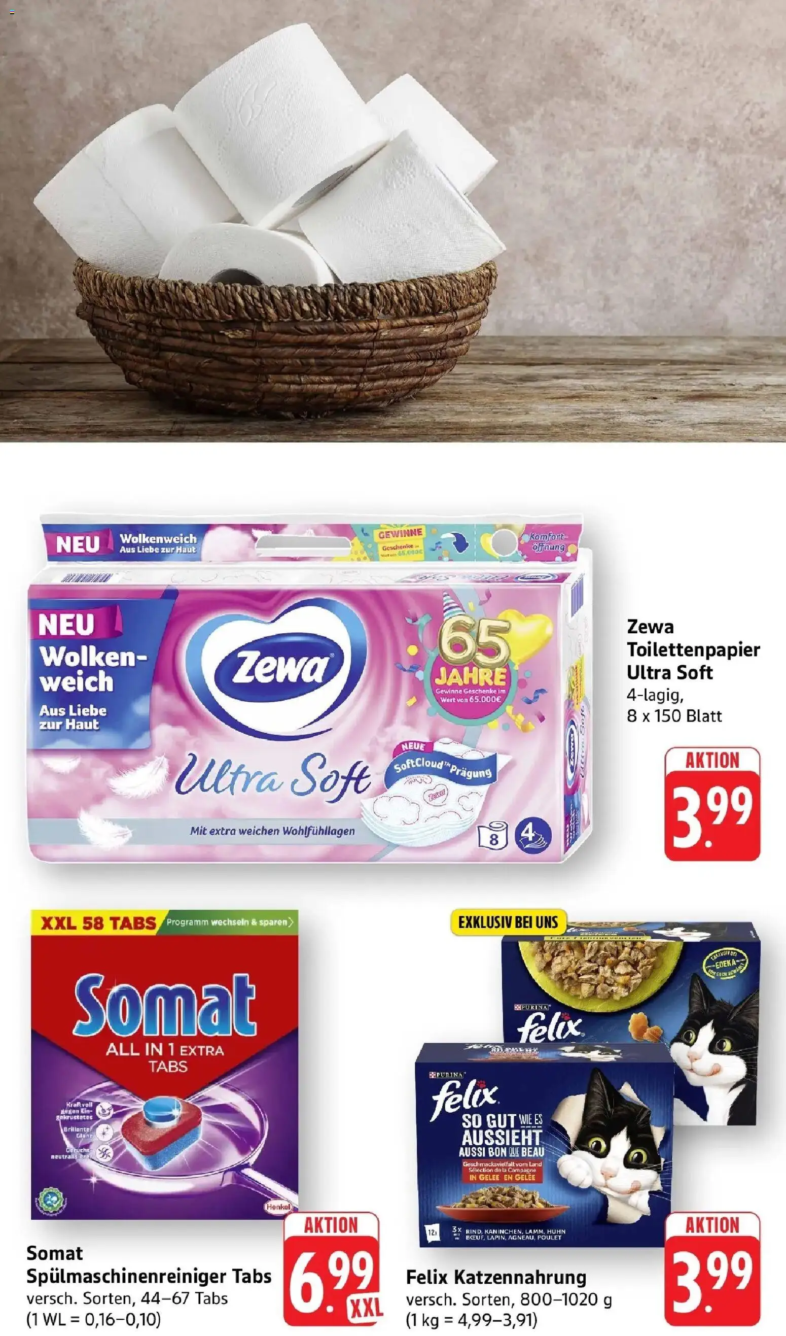 Edeka prospekt Offenburg-Zunsweier	 – gültig ab 02.03.2026 | Seite: 9 | Produkte: Eier, Zewa, Spülmaschinenreiniger, Toilettenpapier