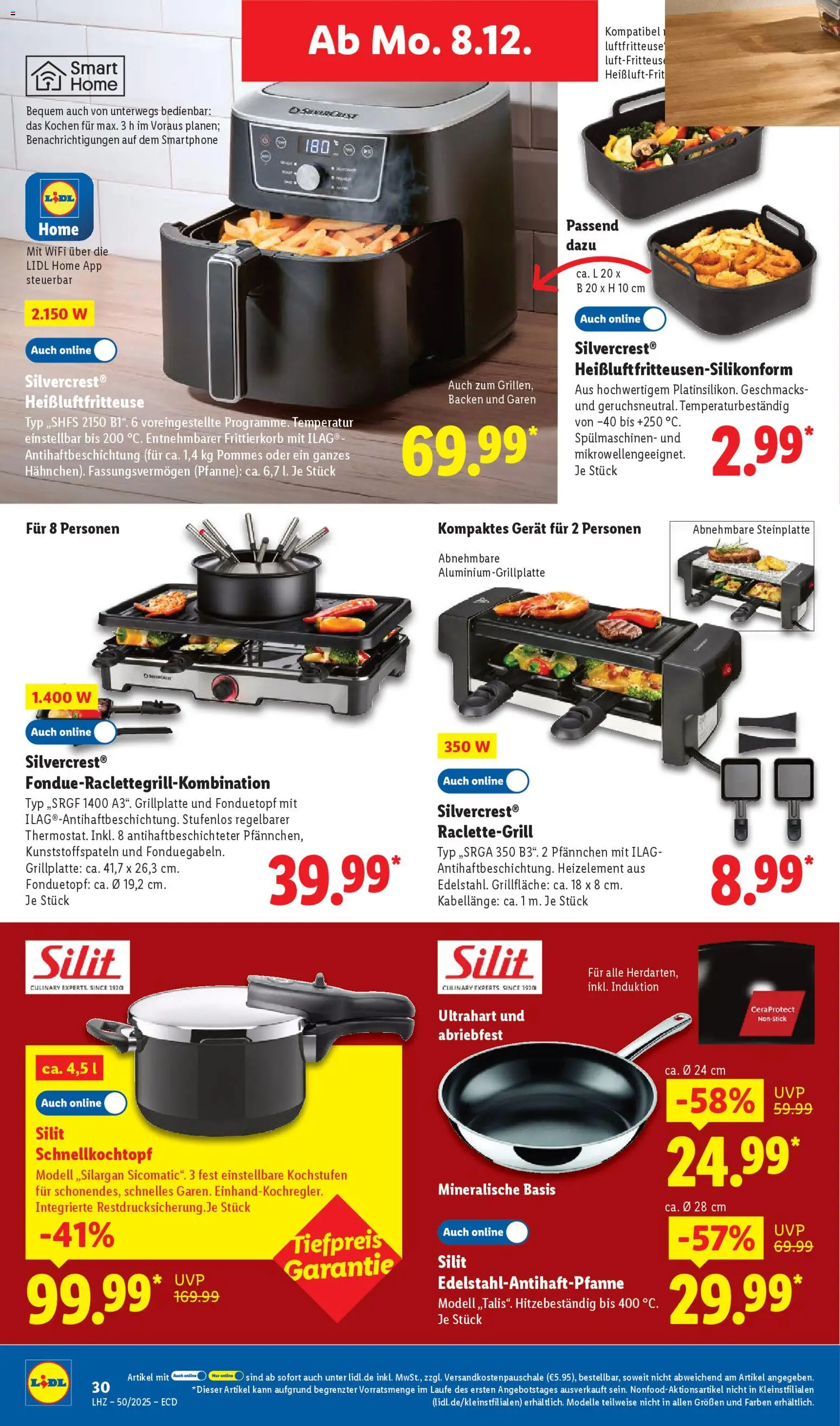 Lidl - Prospekt – gültig ab 08.12.2025 | Seite: 46 | Produkte: Pommes, Heißluftfritteuse, Smartphone