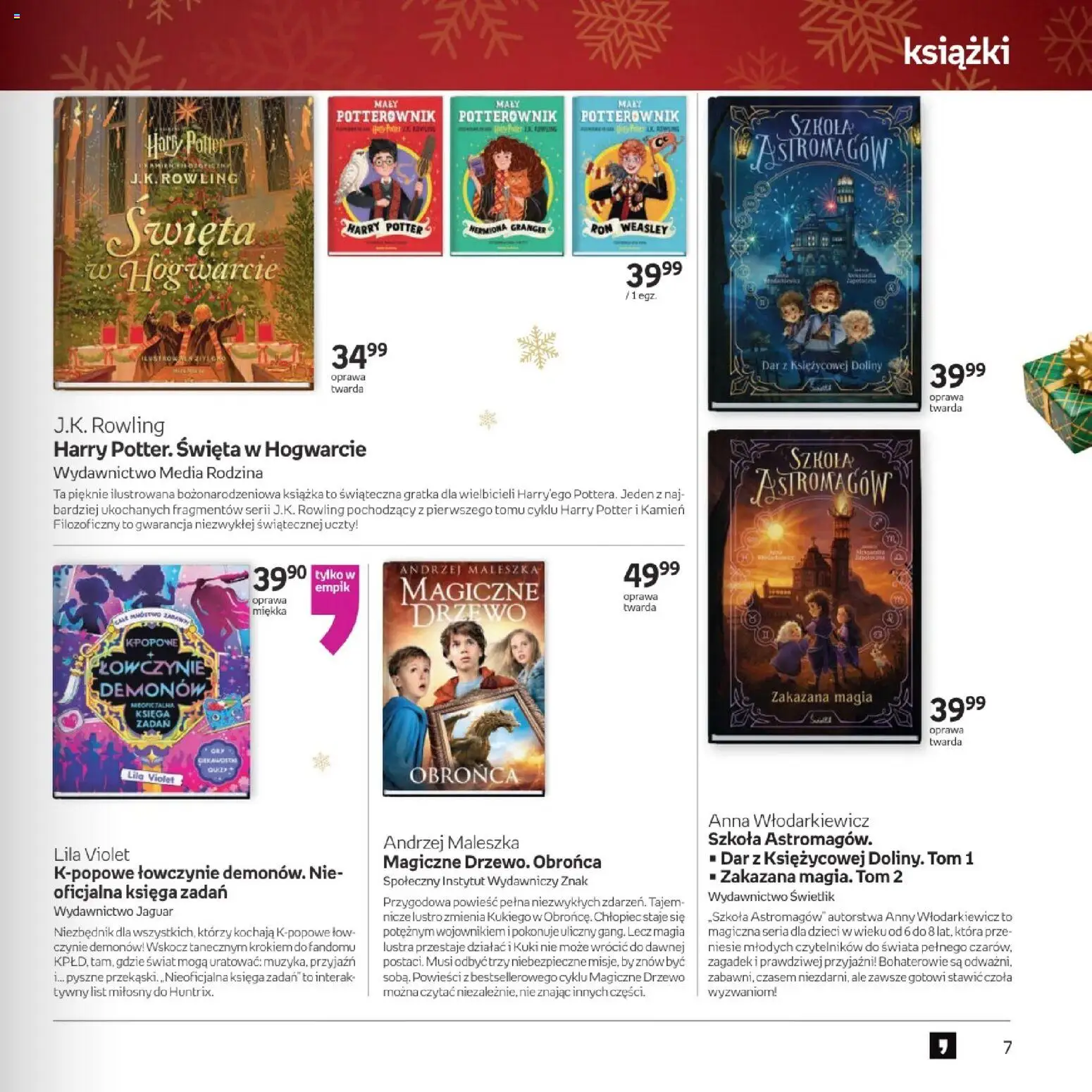 Empik promocje - Xmas Zabawki2 od 10.12.2025 | Strona: 7 | Produkty: Książki, Lustro