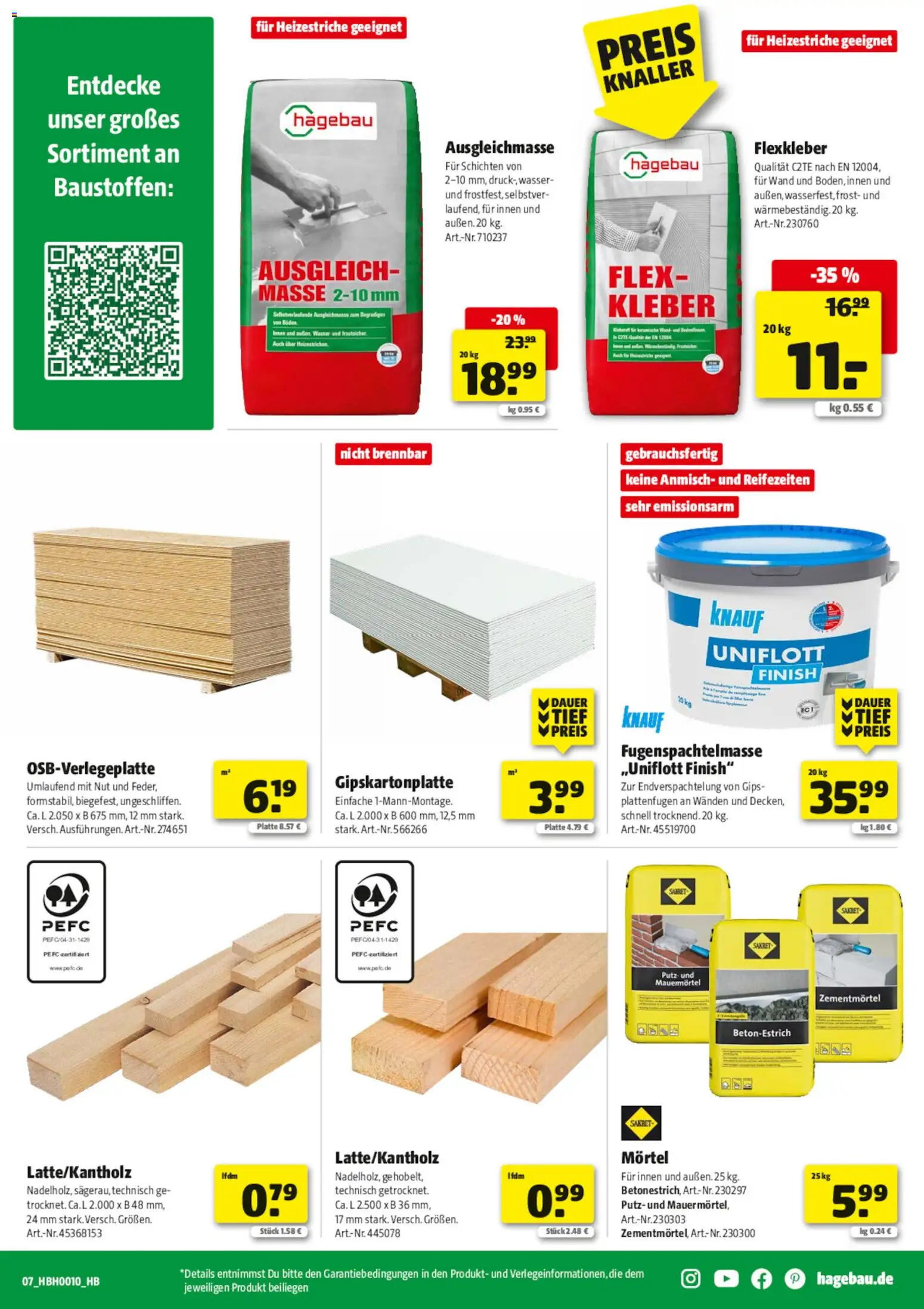 Hagebau Prospekt 	 – gültig ab 28.02.2026 | Seite: 7 | Produkte: Finish, Wasser