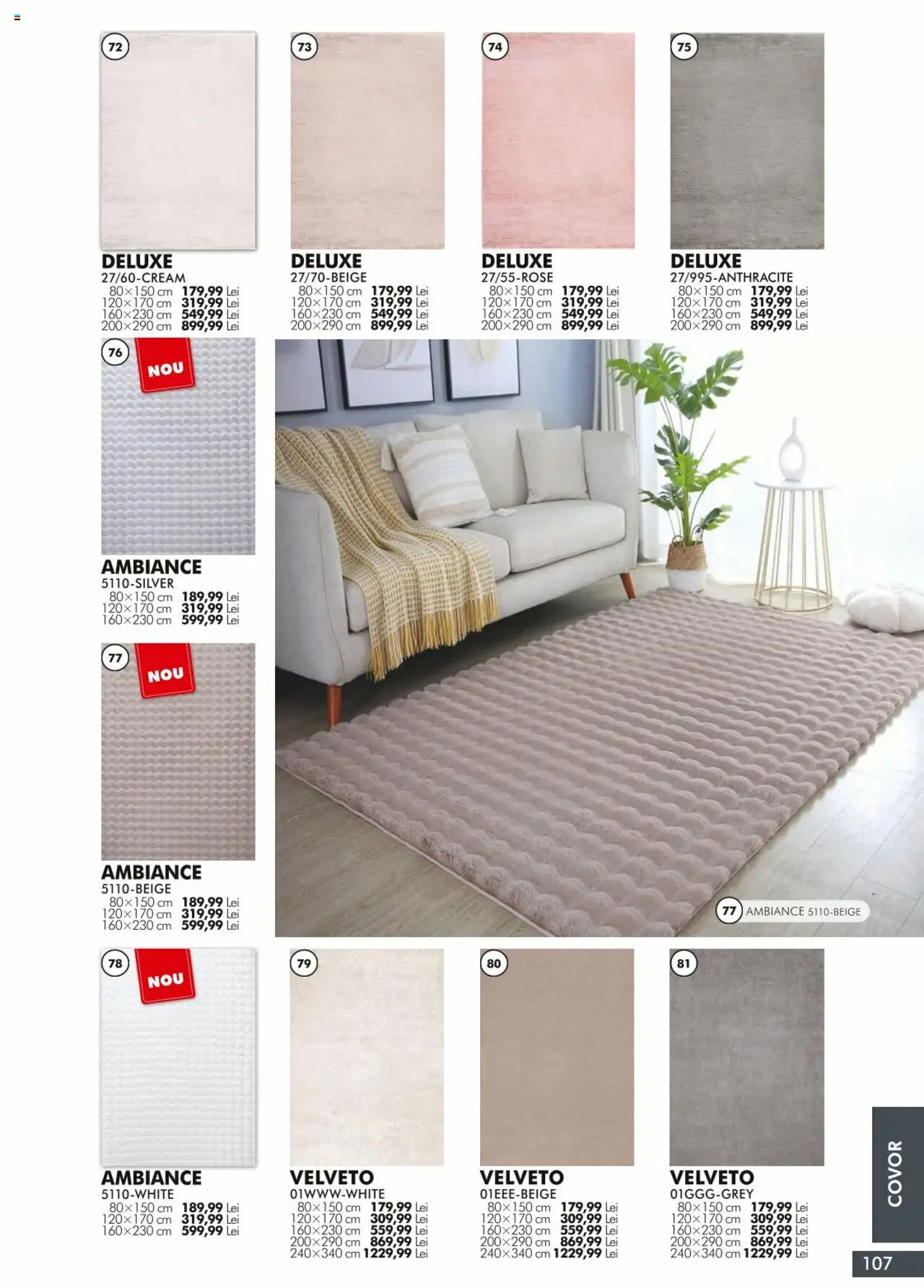 Noul catalog Diego – valabil de la 01.04.2024 | Pagină: 107 | Produse: Covor