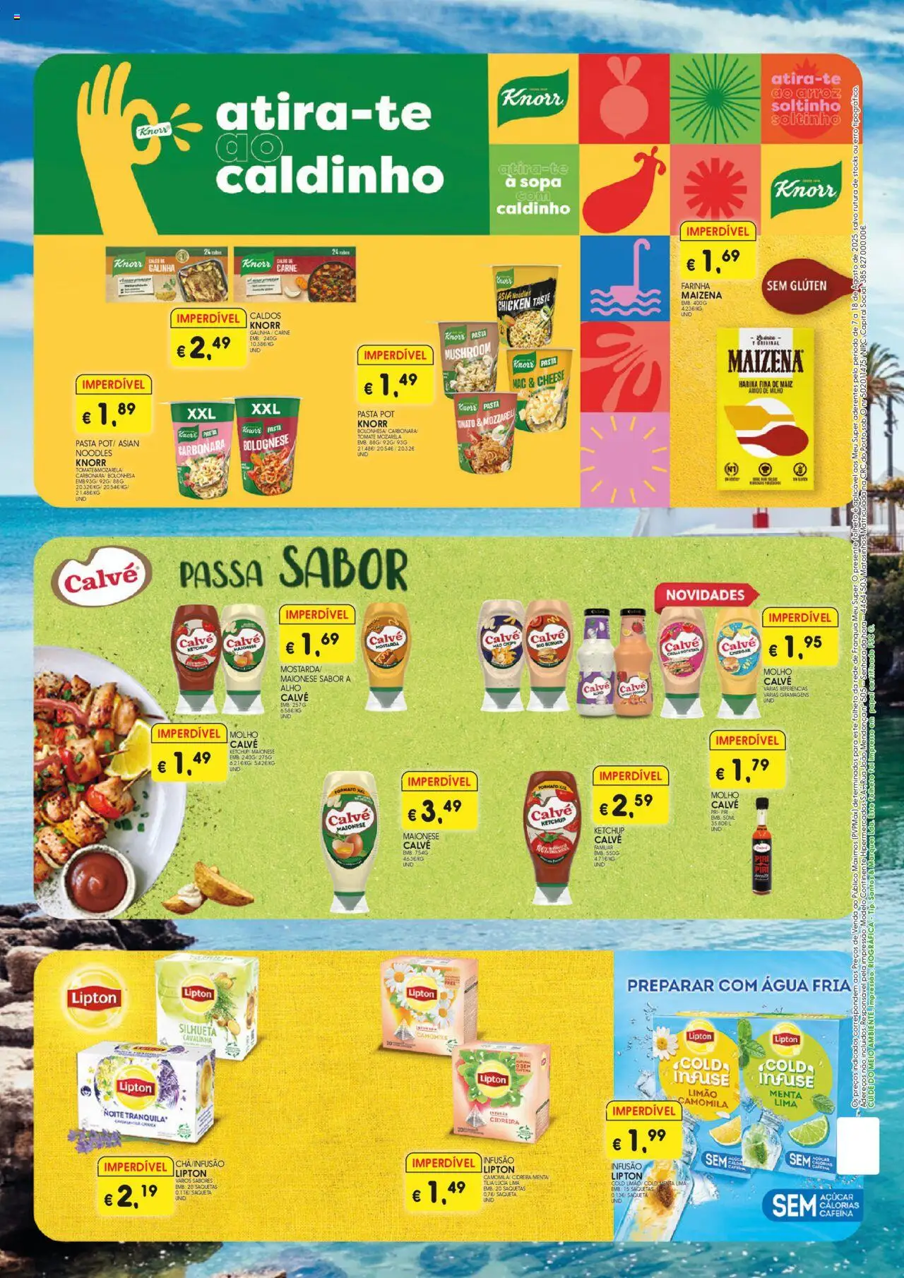 Meu Super folheto │ válido de 07.08.2025 | Página: 2 | Produtos: Knorr, Sopa, Açúcar, Milho