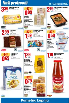 Novo Otvorenje Eurospin - Pregled kataloga iz trgovine Eurospin, vrijedi od 11.03.2026 | Stranica: 4 | Proizvodi: Jaja, Rezanci, Tjestenina, Umak