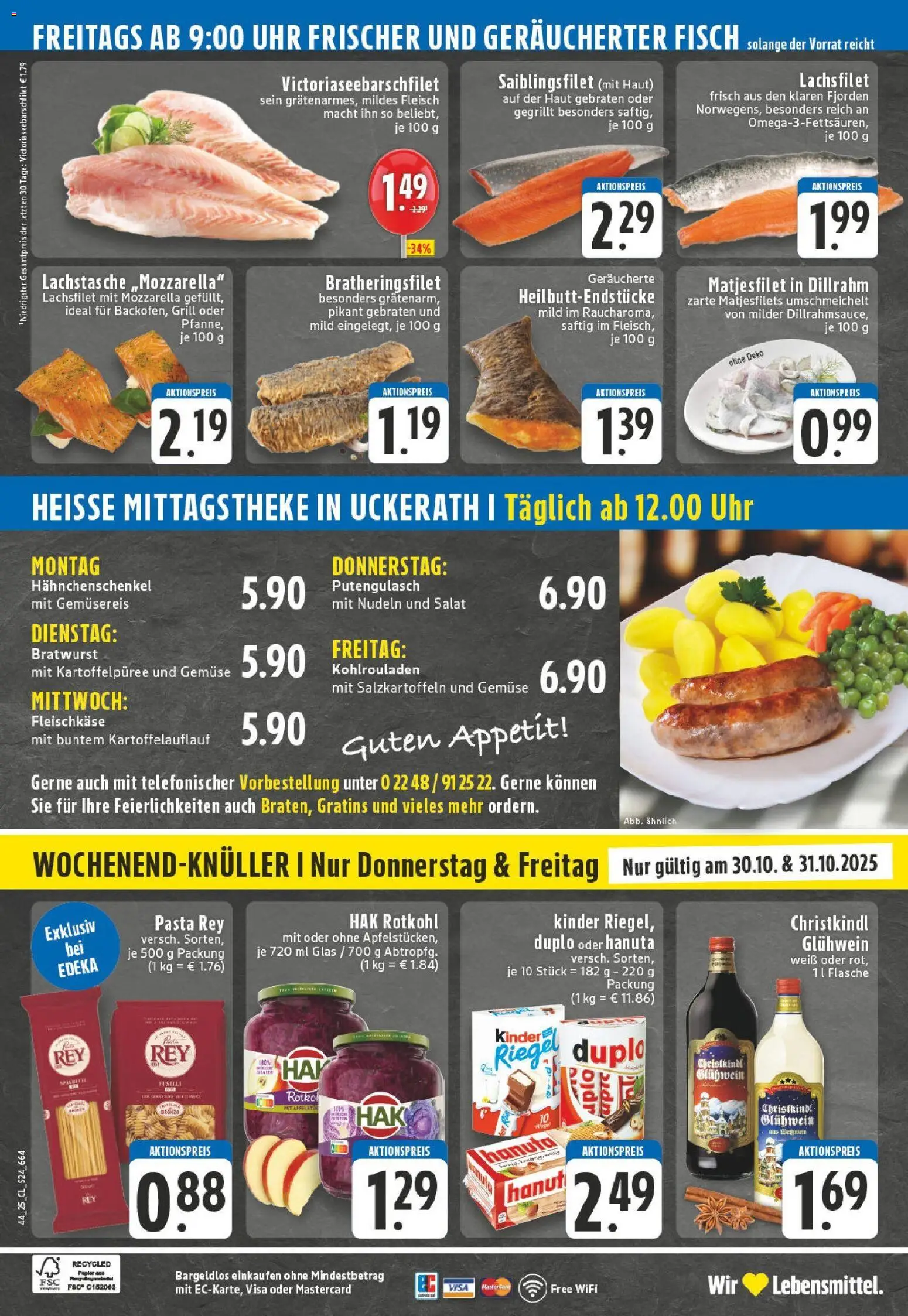 Edeka prospekt Hennef - Uckerath	 – gültig ab 26.10.2025 | Seite: 24 | Produkte: Pasta, Nudeln, Fleisch, Salat