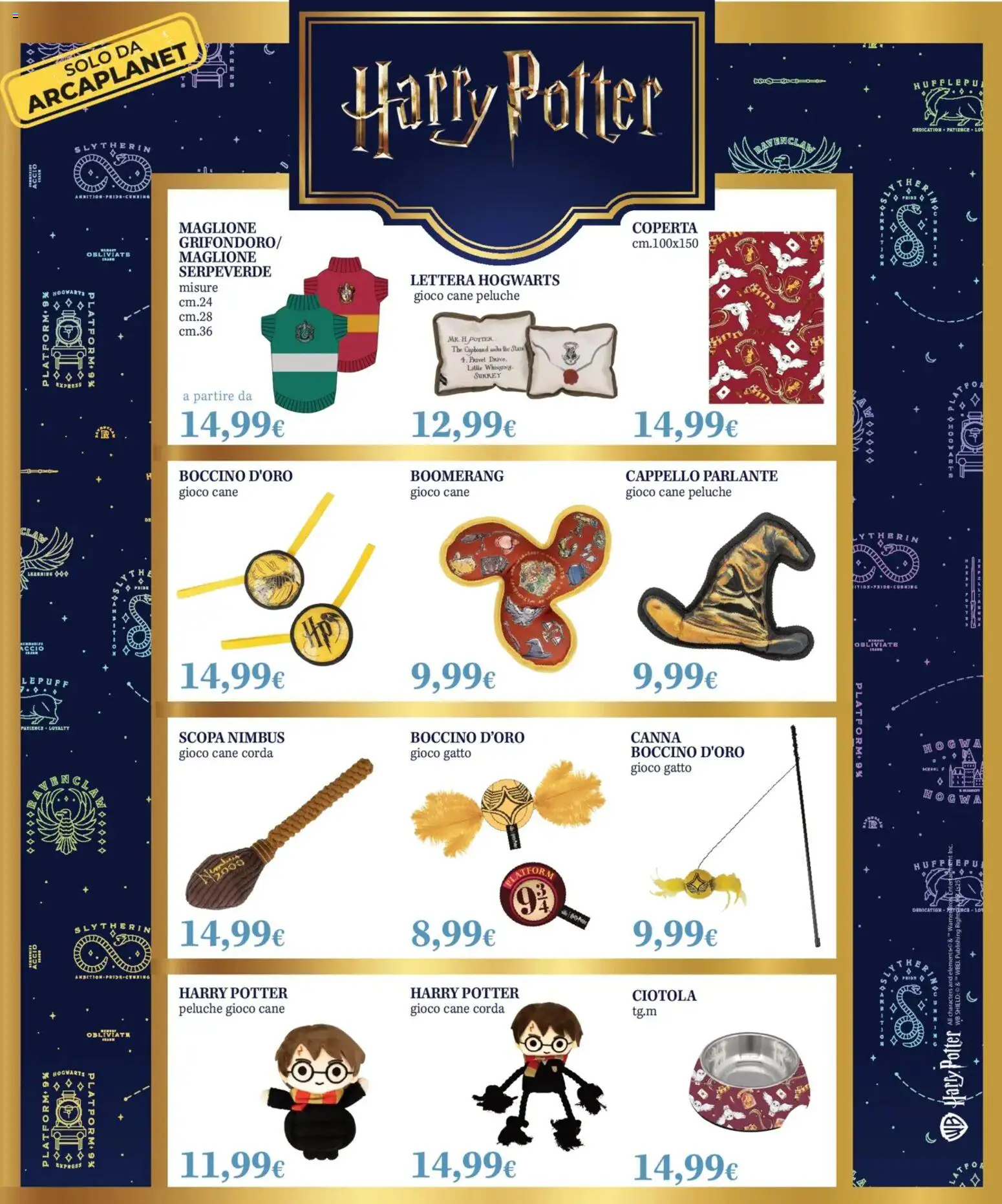 Volantino Arcaplanet del 29.12.2025 | Pagina: 13 | Prodotti: Peluche, Gioco, Coperta, Ciotola