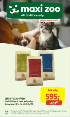 Eksempel på tilbudsavis Maxi Zoo - Tilbudsavis fra butik Maxi Zoo gyldig fra 18.08.2025