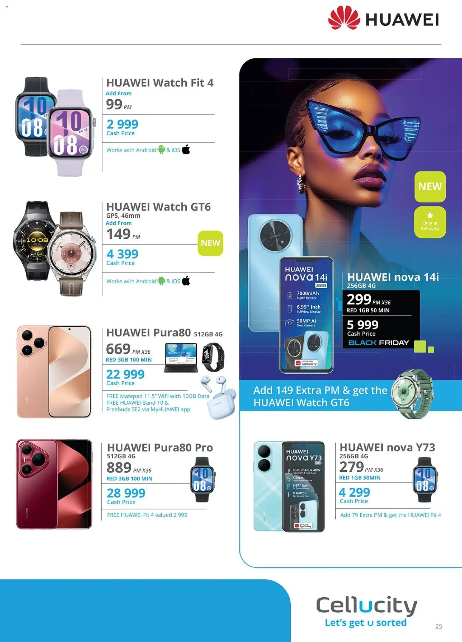 New Cellucity catalogue – valid from 07.11.2025 | Page: 25 | Products: Data, Watch, Camera, Battery