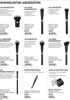 Avon akciós ujság - amely érvényes a következő dátumtól: 01.09.2025 | Oldal: 88 | Termékek: Ceruzahegyező, Szemöldökcsipesz, Púderecset, Púder