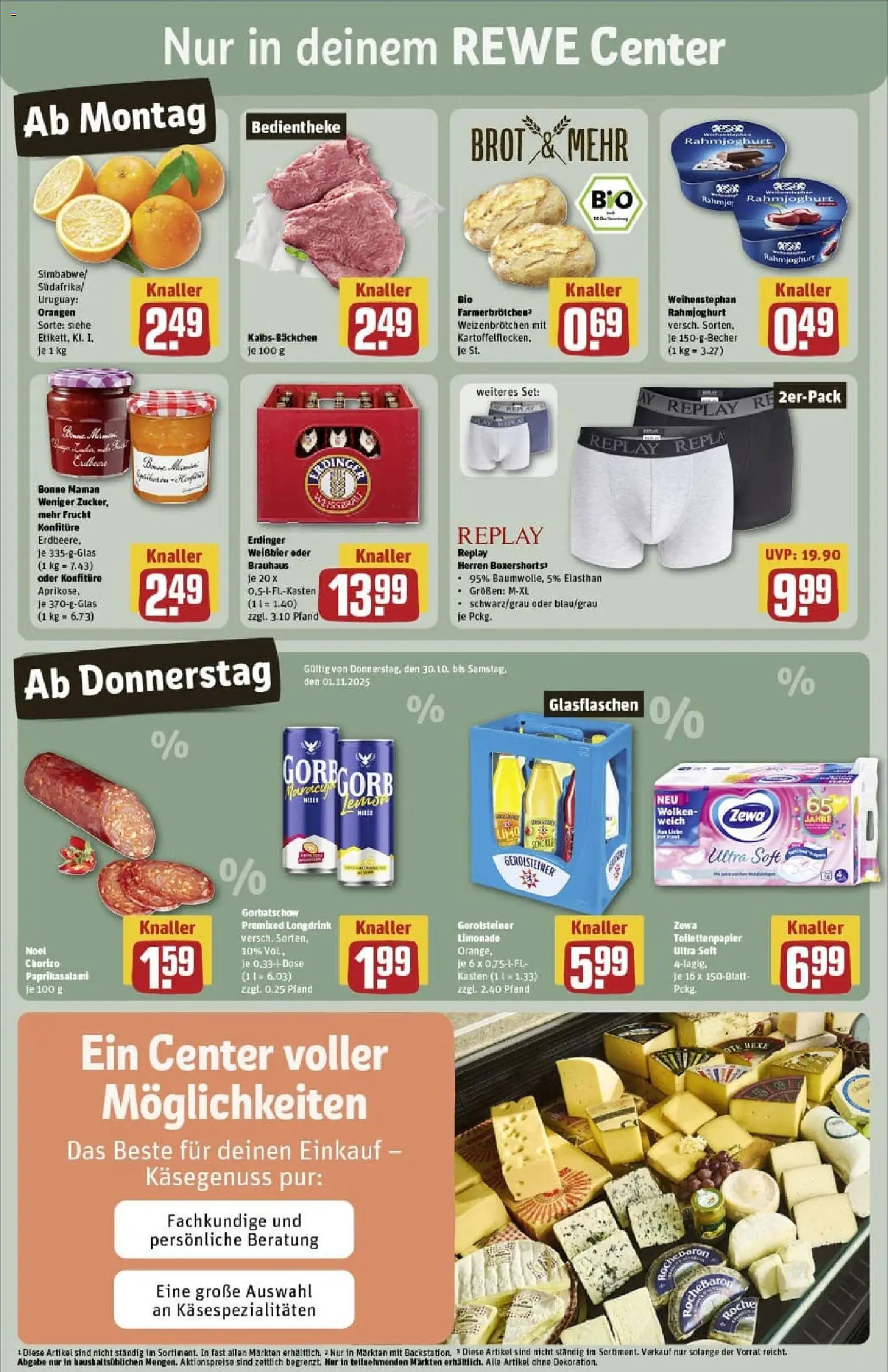 Rewe prospekt Euskirchen	 – gültig ab 26.10.2025 | Seite: 5 | Produkte: Weißbier, Boxer, Bonne maman, Toilettenpapier
