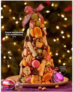 Zoete kerstboom met madeleines, Sweet Christmas tree with madeleines. - Voorbeeld van een folder van Albert Heijn, geldig van 05.12.2025 | Pagina: 140