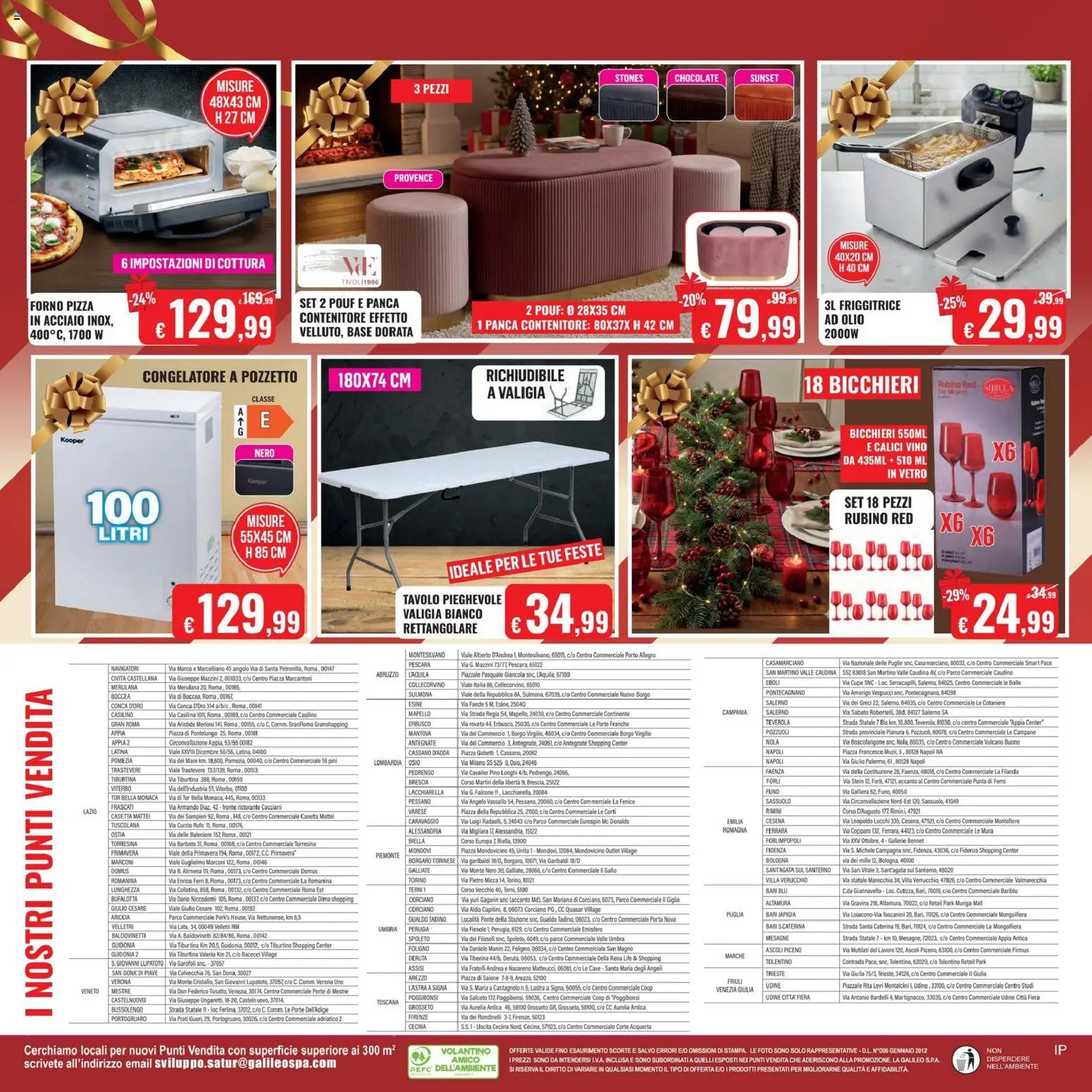 Volantino Satur del 05.12.2025 | Pagina: 16 | Prodotti: Olio, Vino, Friggitrice, Tavolo