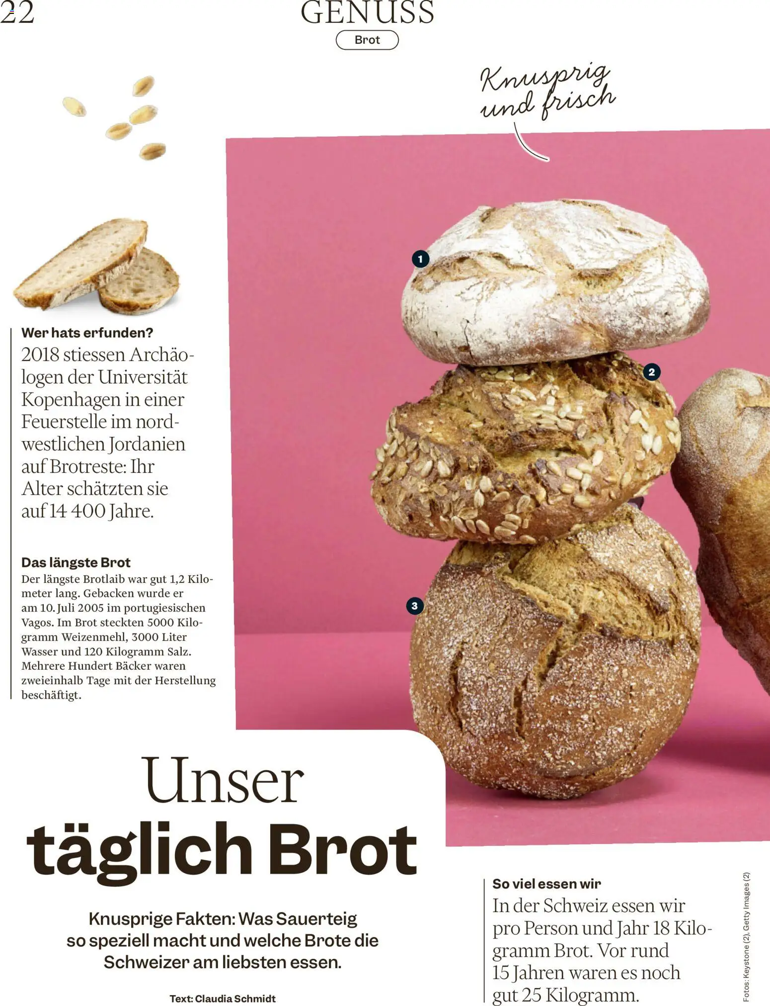 Migros aktionen Magazin – gültig ab 15.04.2026 | Seite: 22 | Produkte: Brot, Wasser