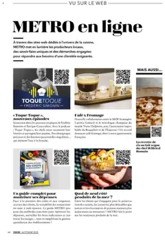 METRO - Prévisualisation de METRO - Magazine 15h30 Magazine 15h30 votre pause inspiration valide à partir de 28.08.2025 | Page: 64 | Produits: Mais, Lait, Fromage, Poisson