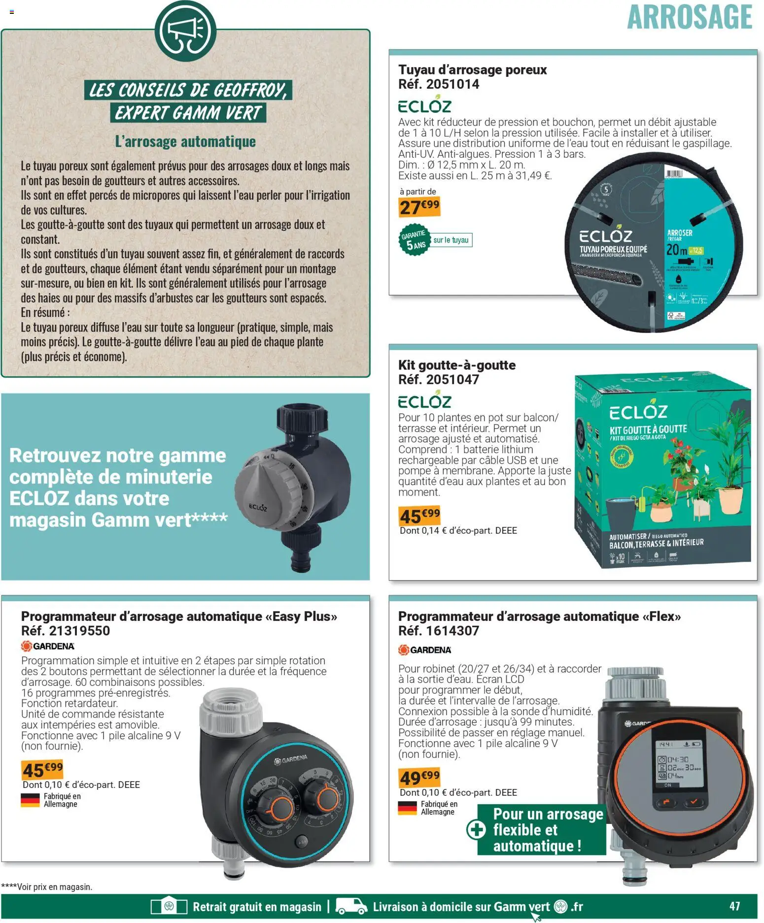 {H1} | Page: 47 | Produits: Câble, USB, Robinet, Mais