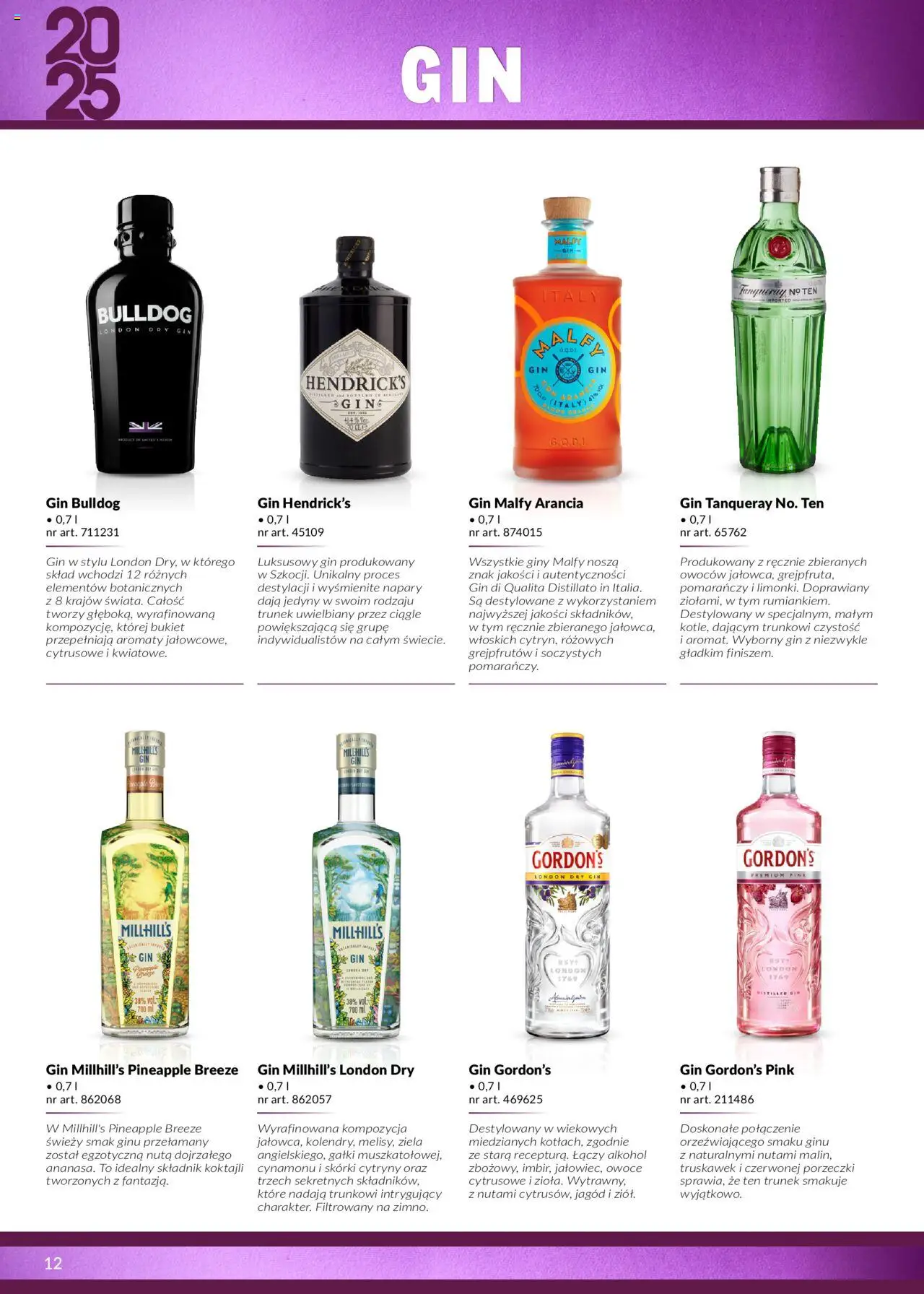 Makro Gazetka - Alkohole i akcesoria do serwowania od 02.11.2024 | Strona: 12 | Produkty: Gin Gordon's, Cytryny, Gin, Owoce