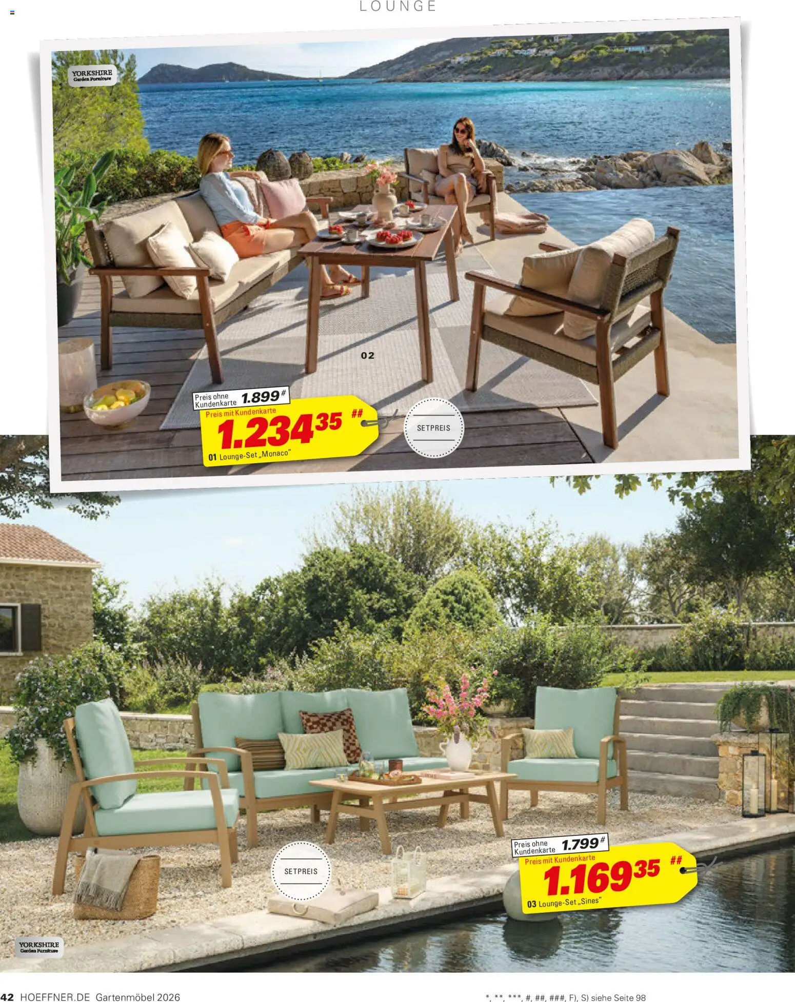 Höffner Prospekt Gartenmöbel – gültig ab 27.03.2026 | Seite: 42