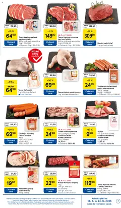 Tesco leták - Hypermarket od 18.06.2025 | Strana: 7 | Produkty: Hovězí zadní, Kuře, Krkovice, Vepřová krkovice