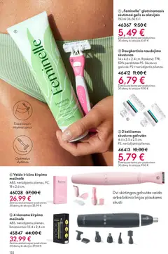 Oriflame leidinys galioja nuo 28.01.2026 | Puslapis: 132 | Prekių: Skustuvas, Skustuvo galvutės