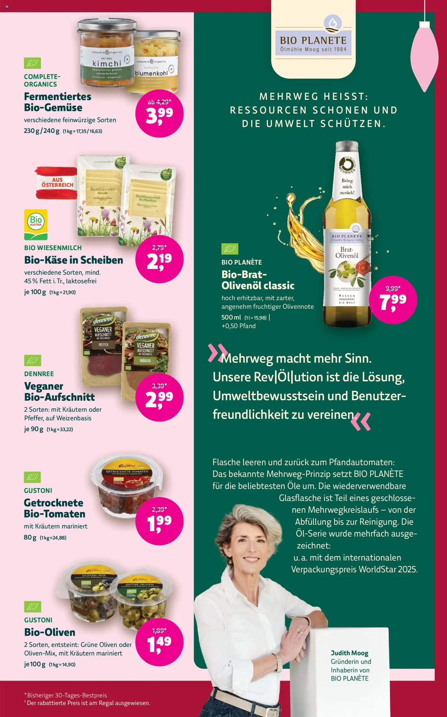 Denns BioMarkt Angebote gültig ab 03.12.2025 | Seite: 5 | Produkte: Pfeffer, Blumenkohl, Regal, Tomaten