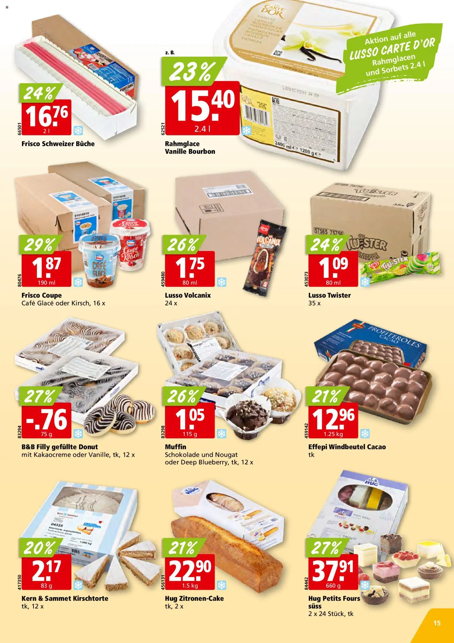 Aligro aktionen – gültig ab 09.03.2026 | Seite: 15 | Produkte: Glace, Schokolade, Bourbon