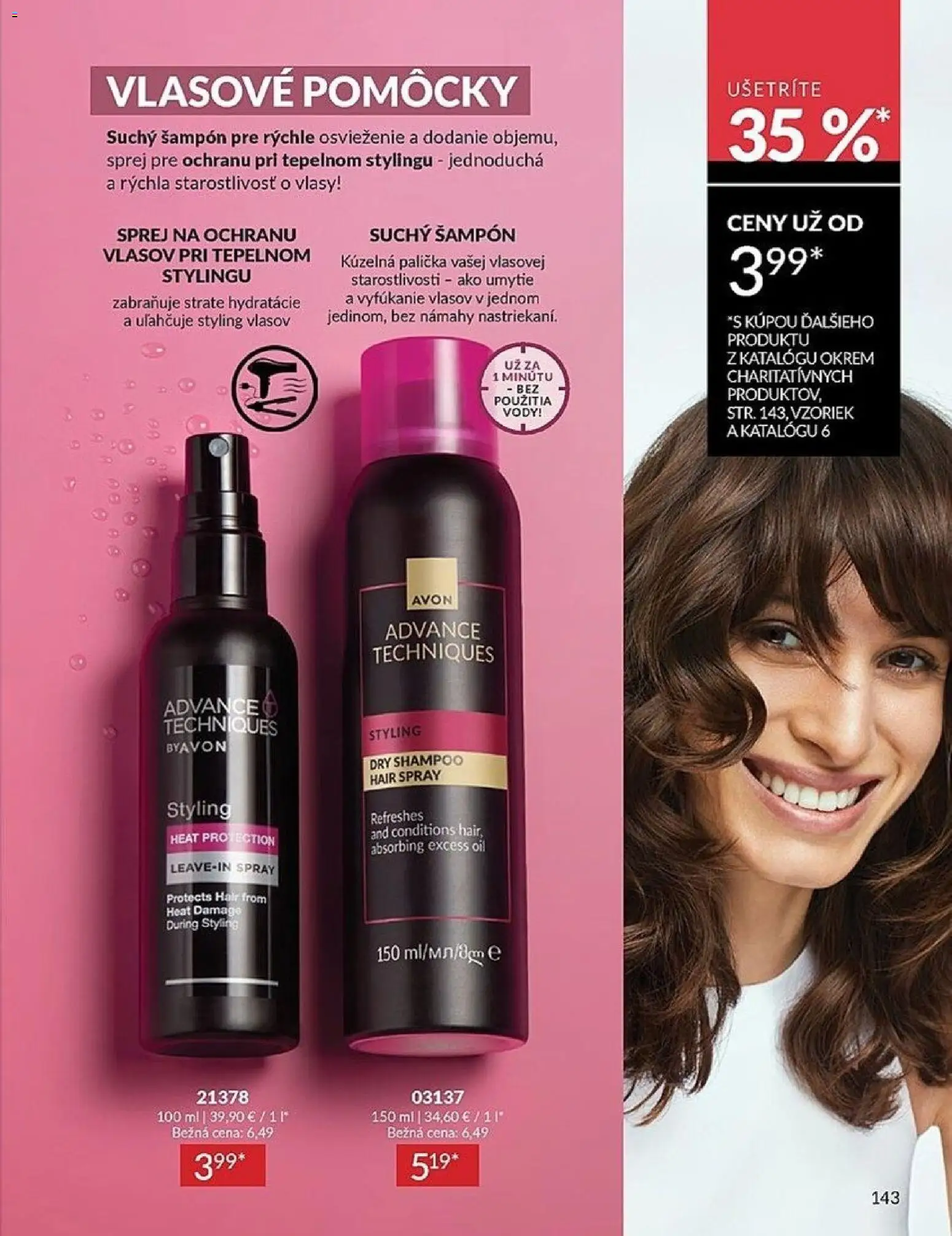 Nové Avon akcie – leták je platný od 01.05.2026 | Strana: 143 | Produkty: Šampón