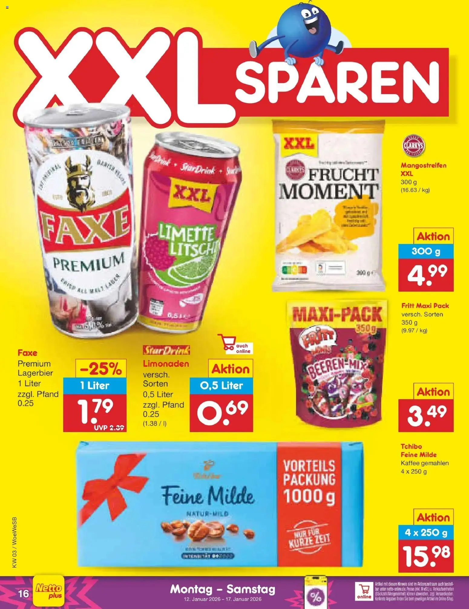 Netto Marken-Discount prospekt Katzweiler	 – gültig ab 12.01.2026 | Seite: 16 | Produkte: Kaffee, Limette