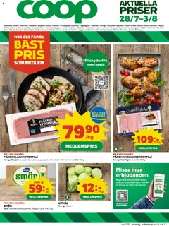 Coop - Knäred - Förhandsvisning av reklamblad från butik Coop aktuell från 28.07.2025