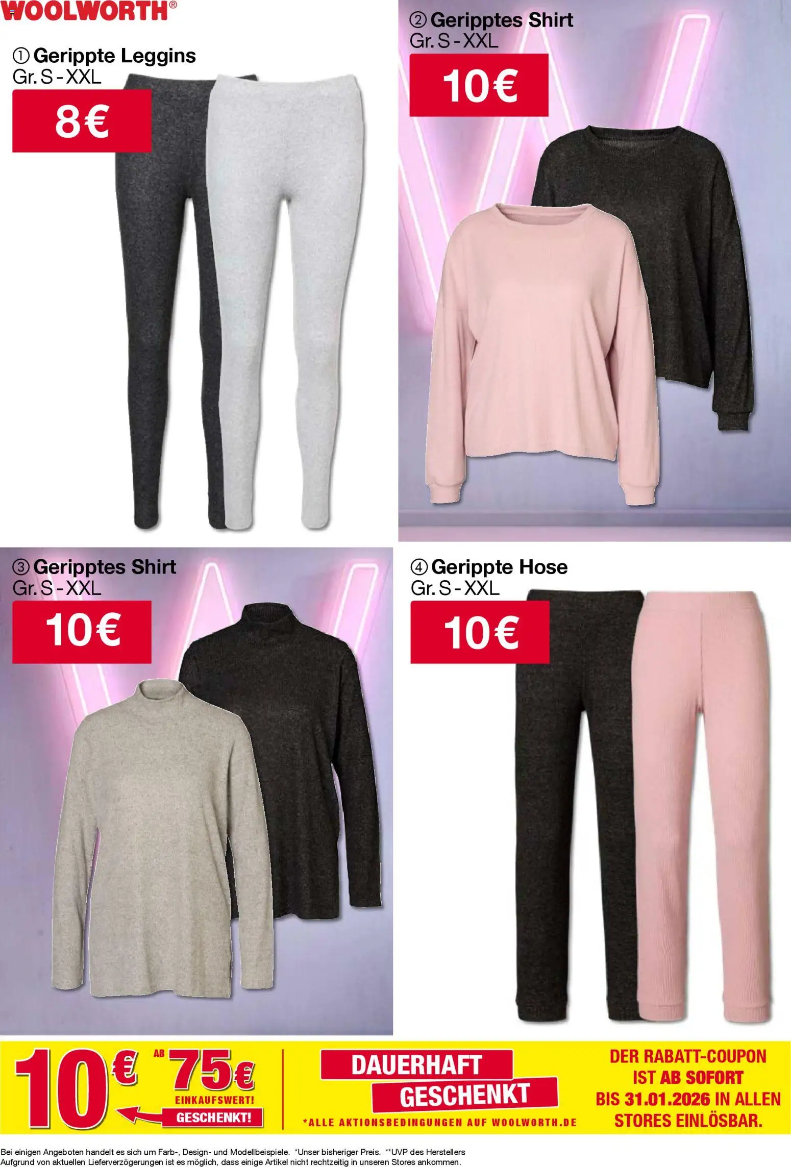 Woolworth Prospekt 	 – gültig ab 24.10.2025 | Seite: 9 | Produkte: Shirt, Hose