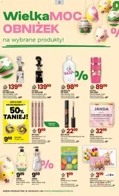 Pogląd oferty "Drogerie Natura gazetka" - ważna od 18.03.2026 | Strona: 2 | Produkty: Mango, Tusz do rzęs, Konturówka, Woda