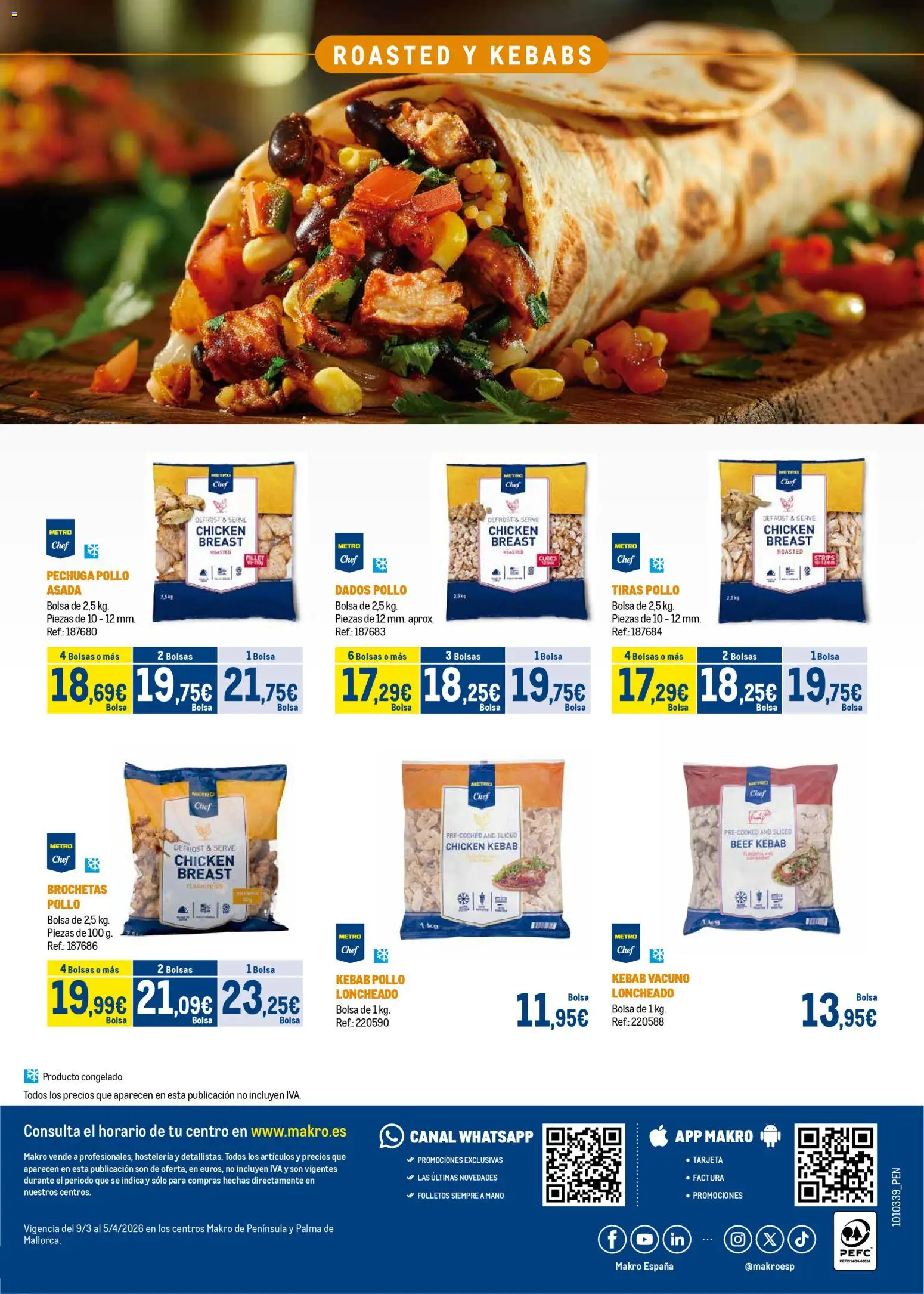 Makro - Expertos en carnes │ válido desde el 09.03.2026 | Página: 56 | Productos: Bolsa, Loncheado