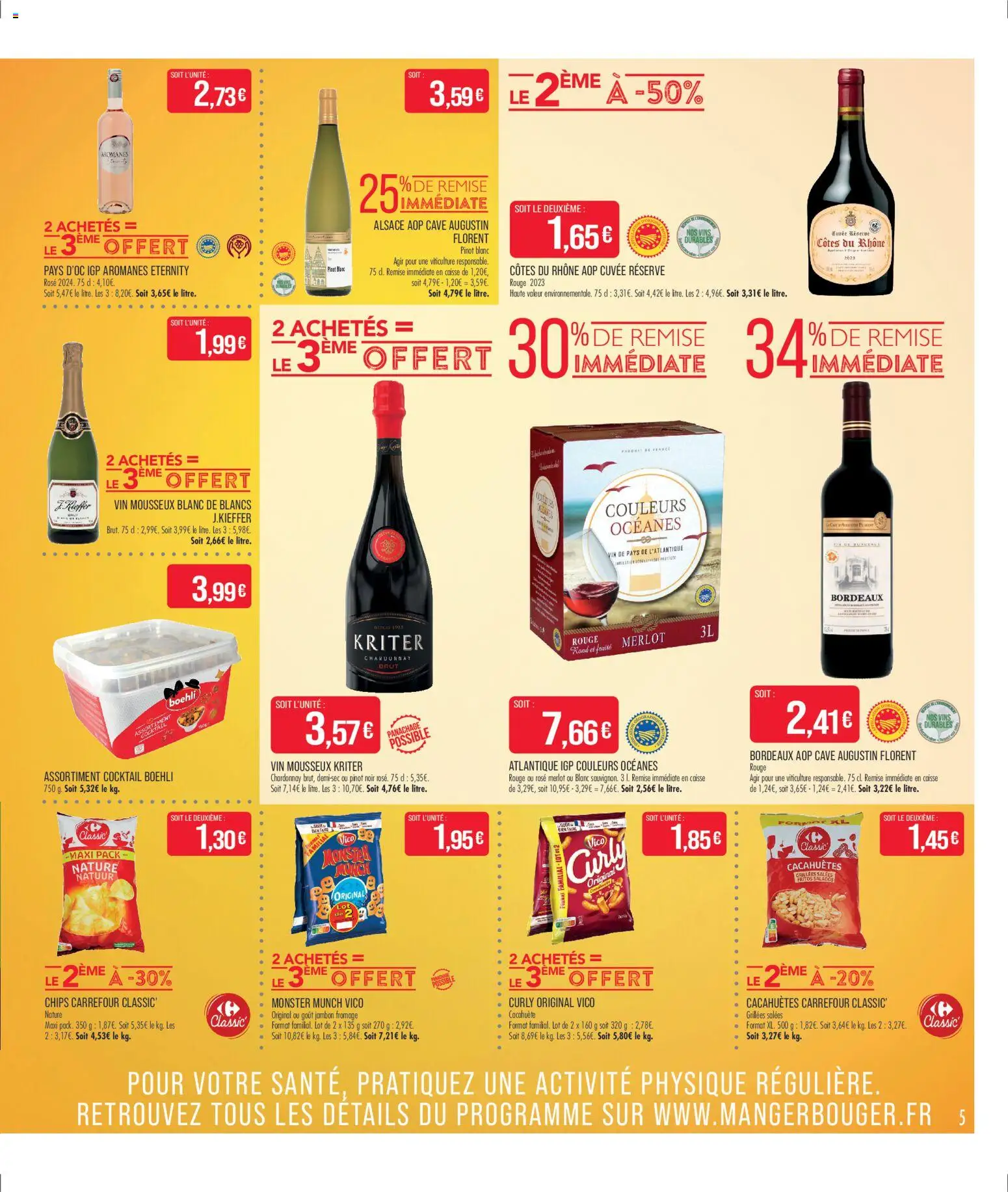 {H1} | Page: 5 | Produits: Vin mousseux, Cacahuète, Mousseux, Chips