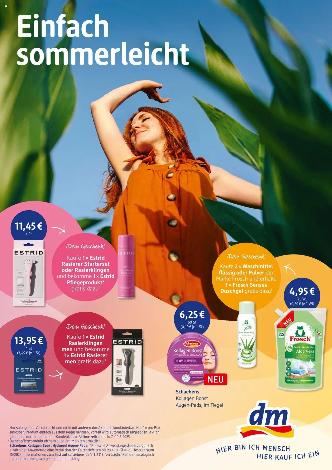 dm drogerie prospekt Berlin - gültig ab dem 15.07.2025 | Seite: 1 | Produkte: Rasierer, Regal, Duschgel, Waschmittel