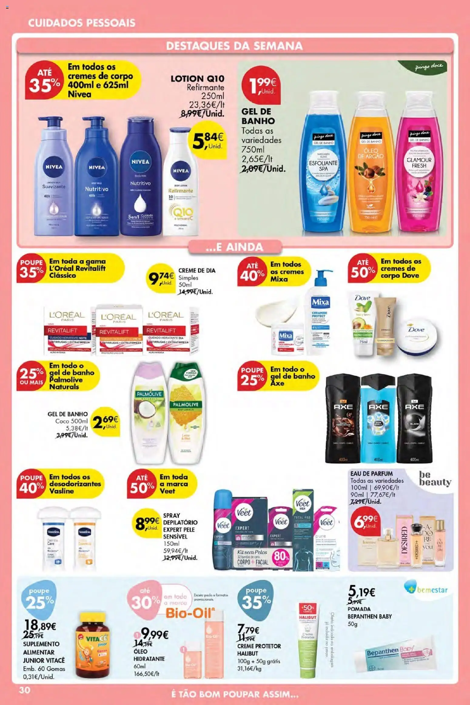 Pingo Doce Poupe Esta Semana Açores │ válido de 12.03.2026 | Página: 30 | Produtos: Pomada, Óleo, Gomas, Creme