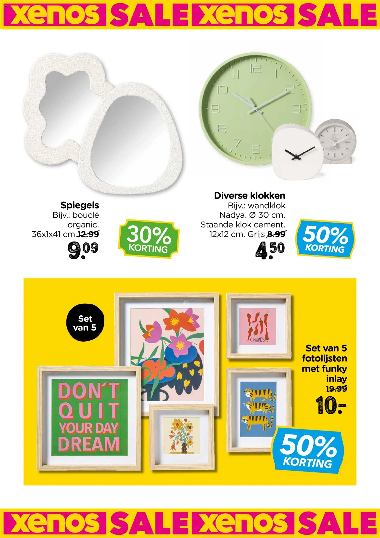 {H1} | Pagina: 18 | Producten: Spiegels, Klok