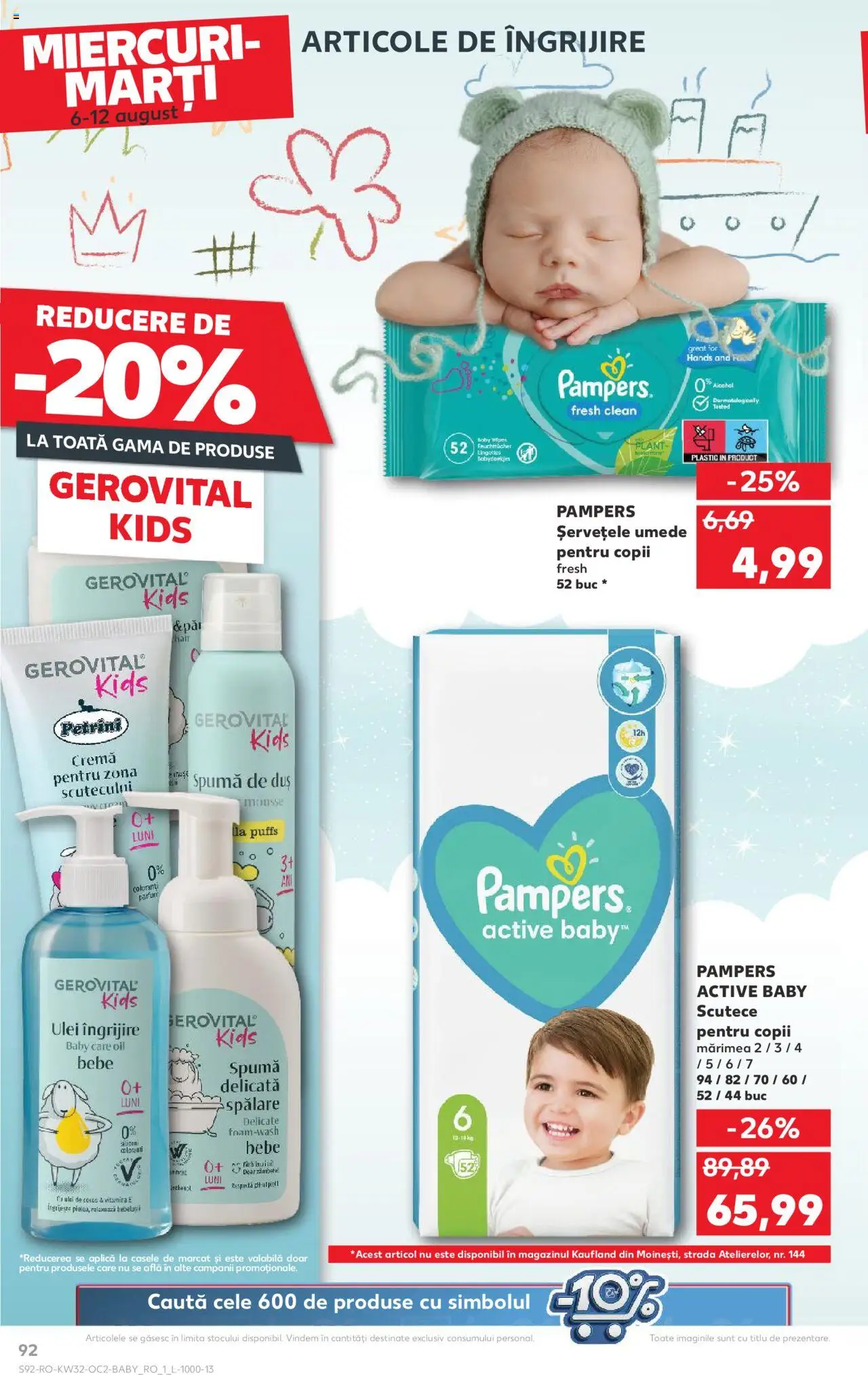 Catalog Kaufland - Tulcea – valabil de la 06.08.2025 | Pagină: 92 | Produse: Duș, Cremă, Ulei, Șervețele umede