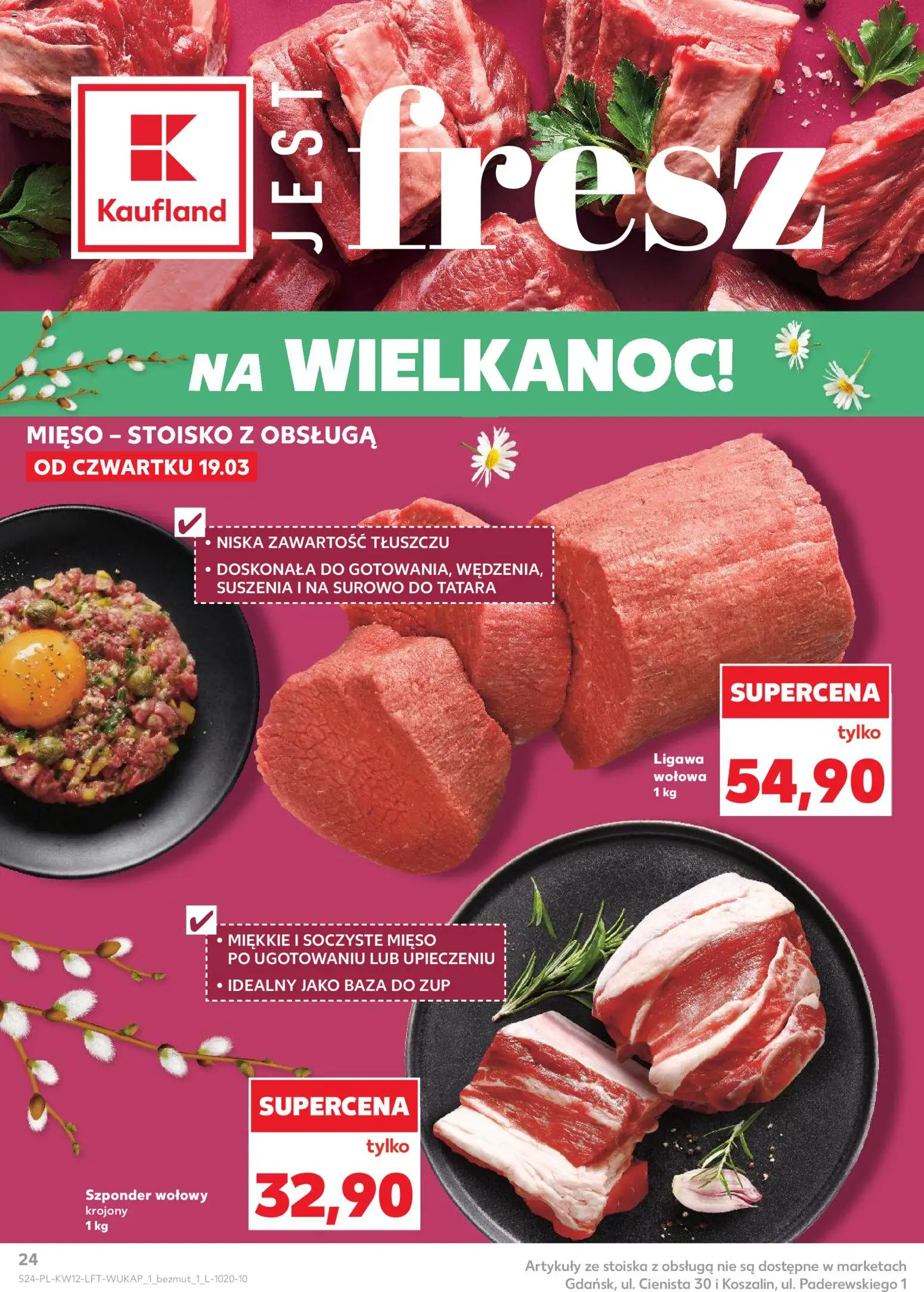 Kaufland gazetka od 19.03.2026 | Strona: 24 | Produkty: Mięso