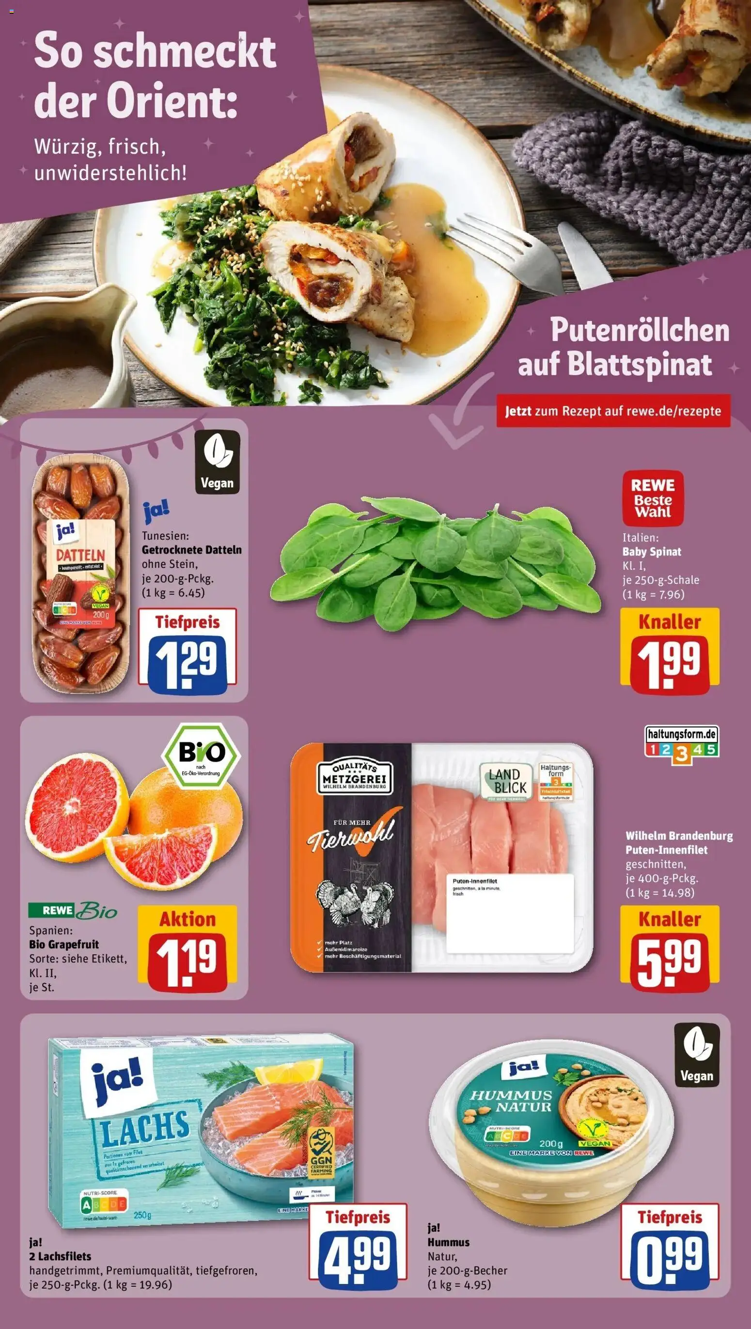 Rewe Prospekt Leipzig / Schönefeld-Abtnaundorf	 – gültig ab 15.03.2026 | Seite: 16 | Produkte: Lachs, Grapefruit