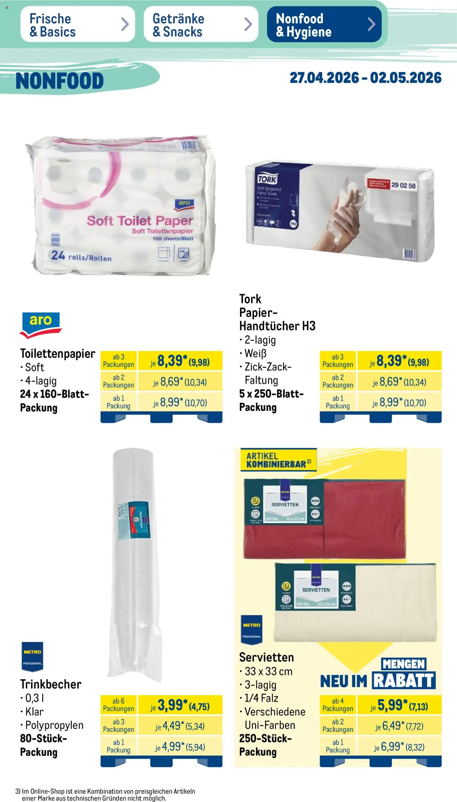 Metro Metro Non Food & Hygiene – gültig ab 27.04.2026 | Seite: 14