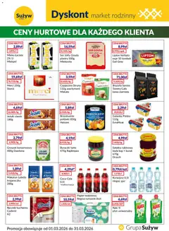 Pogląd oferty "Sużyw gazetka - Dyskont" - ważna od 01.03.2026