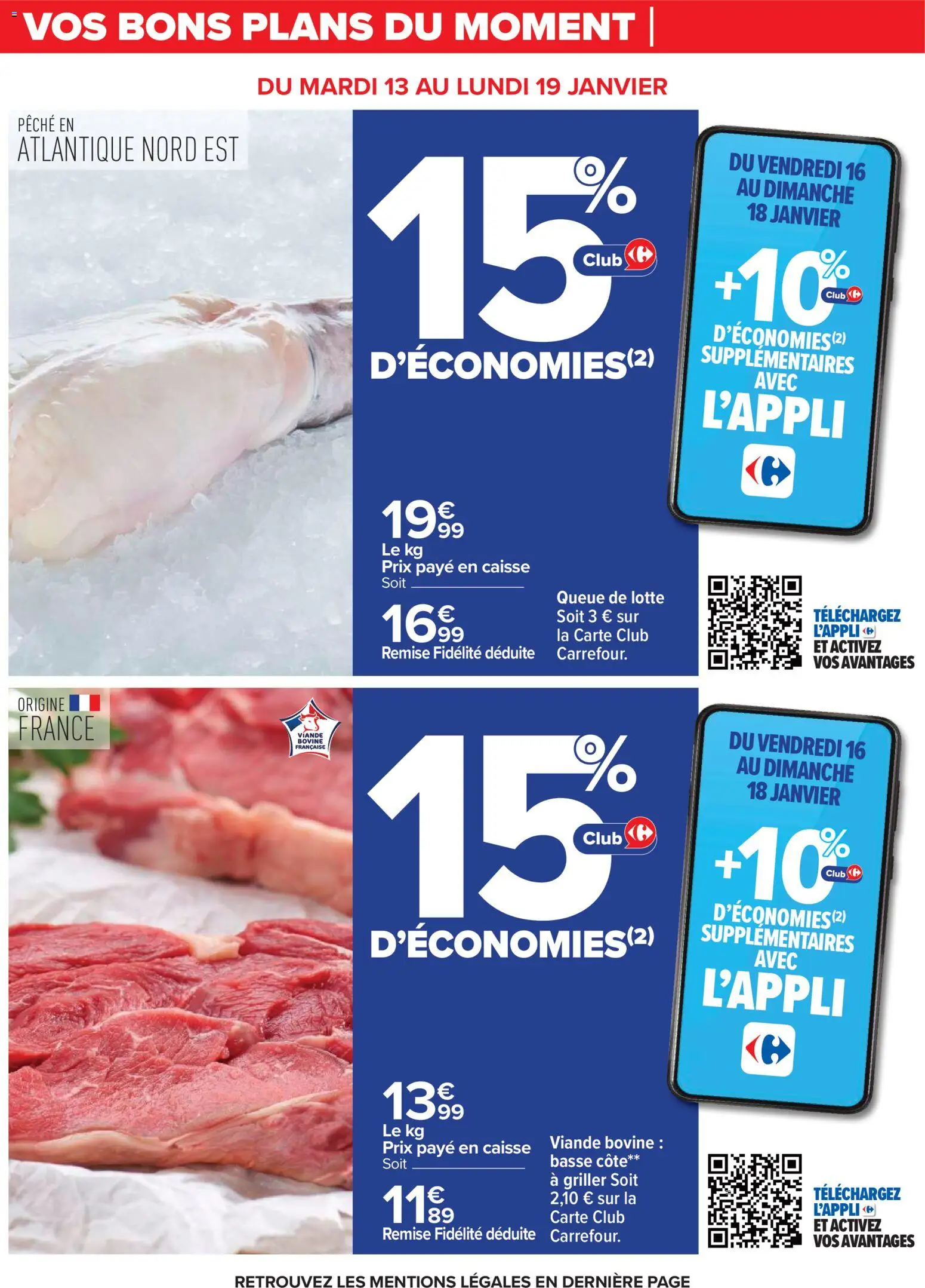 {H1} | Page: 22 | Produits: Queue de lotte, Pêche, Viande, Viande bovine