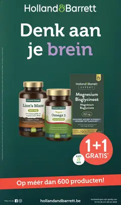 Holland & Barrett Folder / Publicité - Voorbeeld van een folder van Holland & Barrett, geldig van 02.03.2026