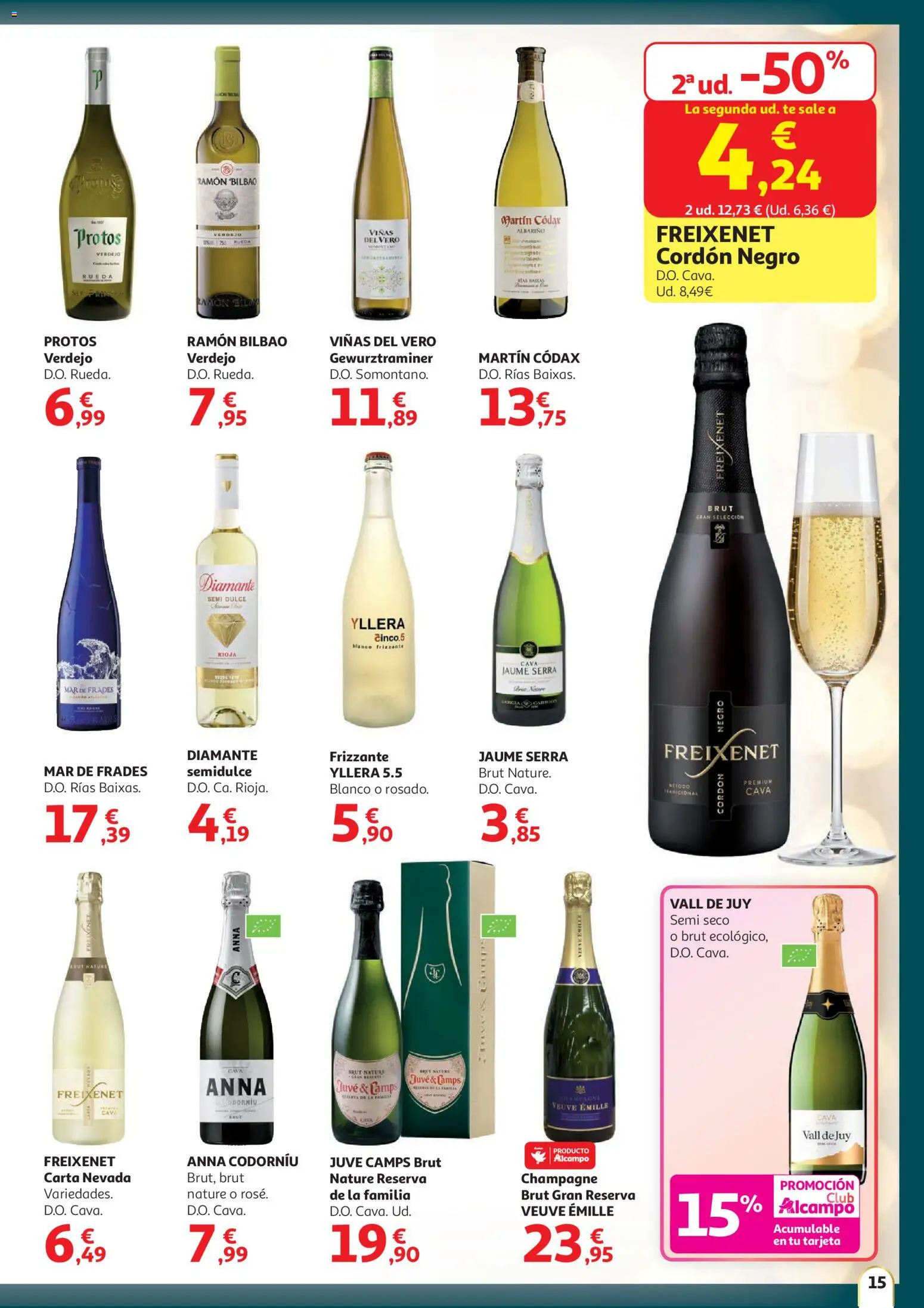 Alcampo - Nacional SST │ válido desde el 11.12.2025 | Página: 15 | Productos: Té, Peso, Cama