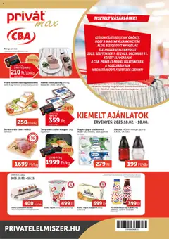 PRIVÁT - Aktuális szórólap MAX - amely érvényes a következő dátumtól: 02.10.2025