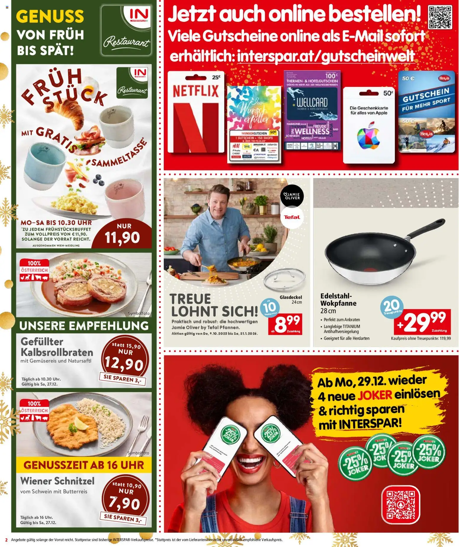 Interspar Flugblatt - Steiermark gültig ab 22.12.2025 | Seite: 2 | Produkte: Uhr, Apple