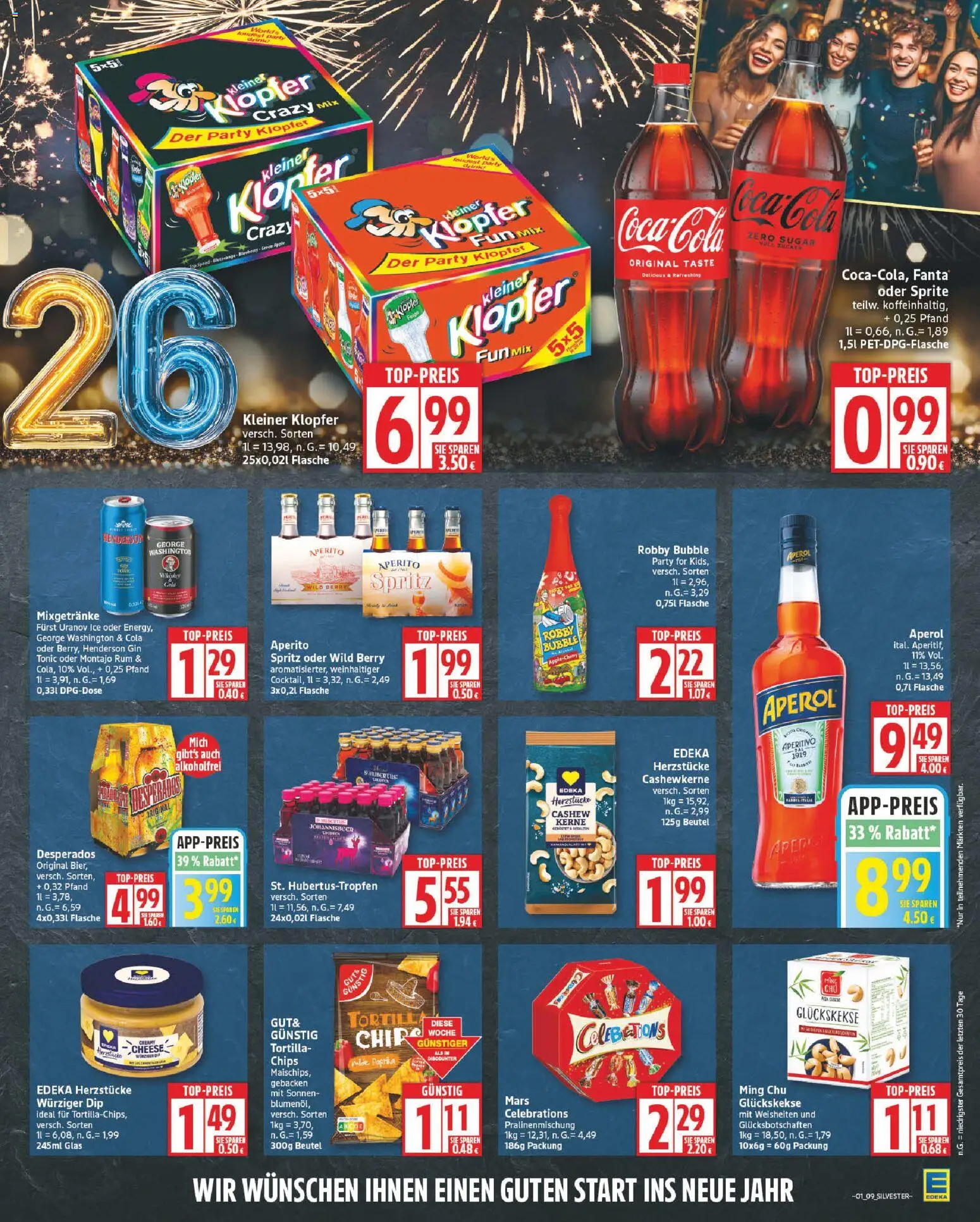 Edeka Prospekt 	 – gültig ab 29.12.2025 | Seite: 9 | Produkte: Top, Celebrations, Paprika, Chips