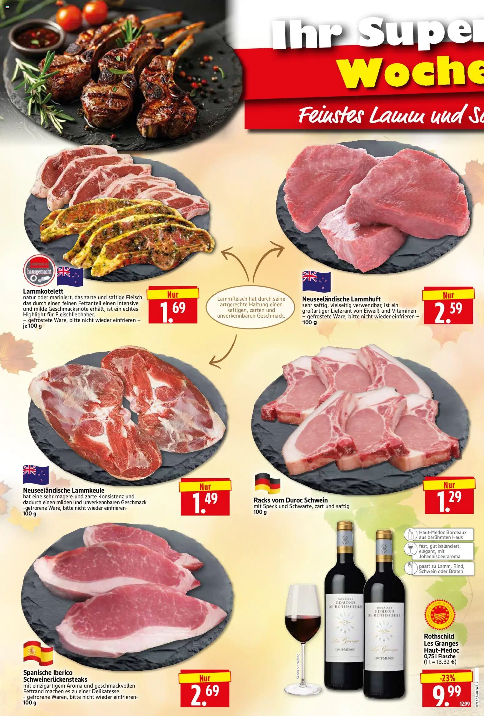 HERKULES Sonderbeilage – gültig ab 20.11.2025 | Seite: 2 | Produkte: Lammkeule