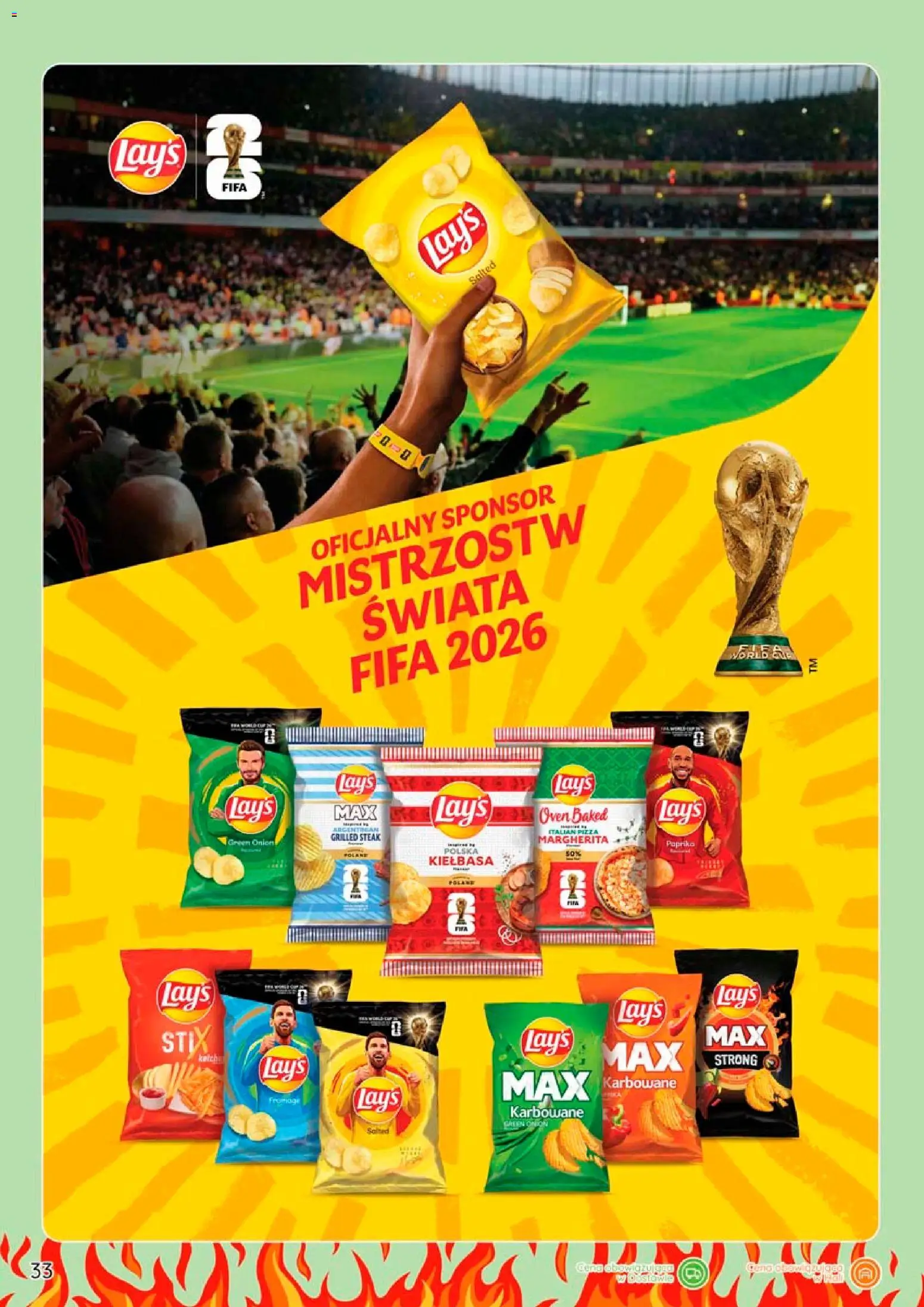 Eurocash gazetka - Grill od 09.04.2026 | Strona: 33 | Produkty: Kiełbasa, Lays, Pizza