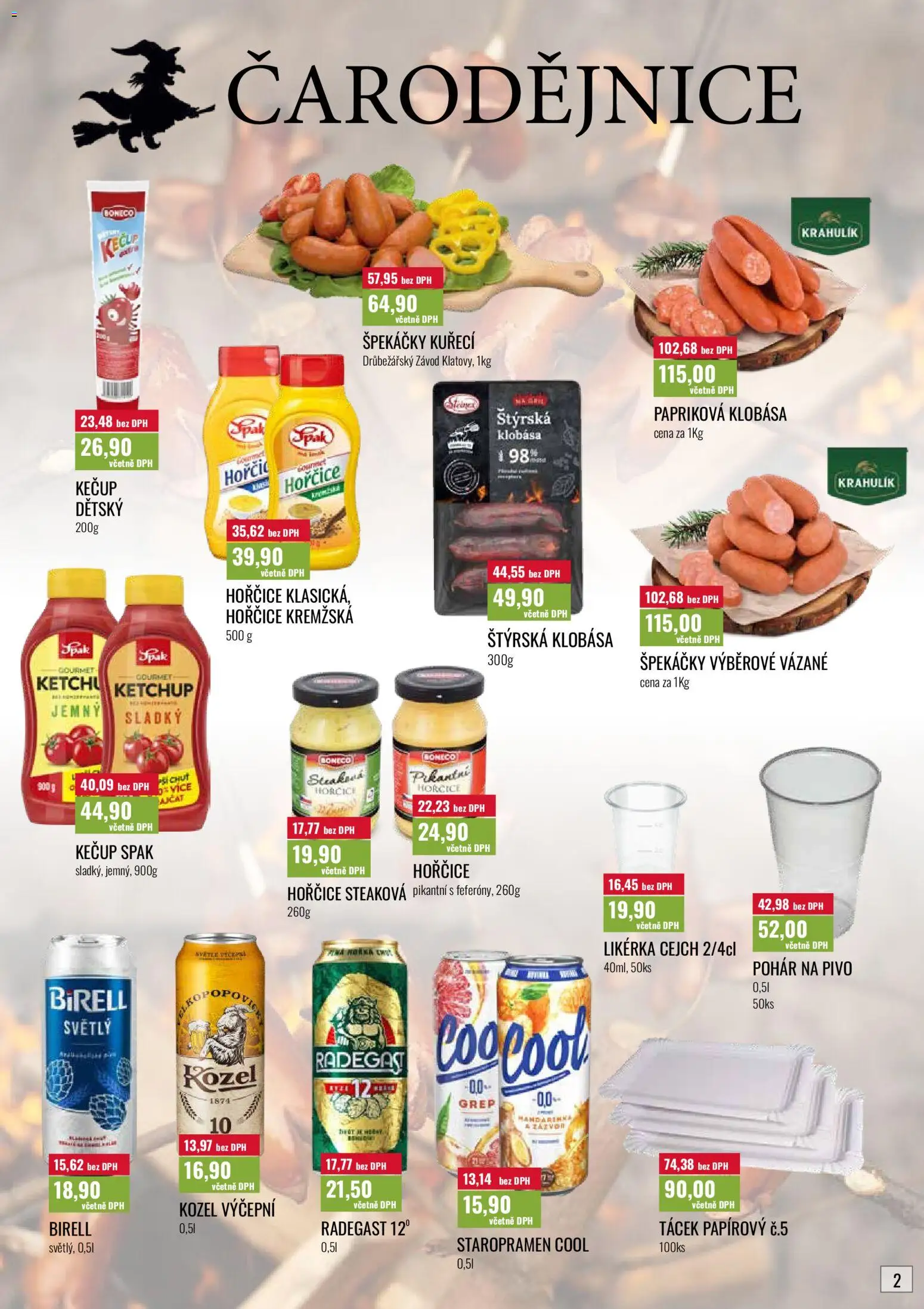 Ratio leták od 01.04.2026 | Strana: 3 | Produkty: Staropramen, Pivo, Špekáčky, Kozel